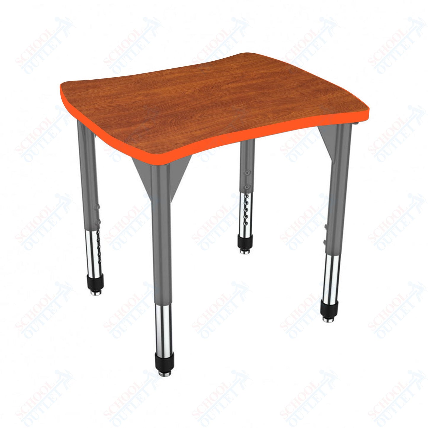 Marco Premier Series Contour Collaborative Desk 24" x 28" Adjustable Height 21"-31" (43-2310-MB)