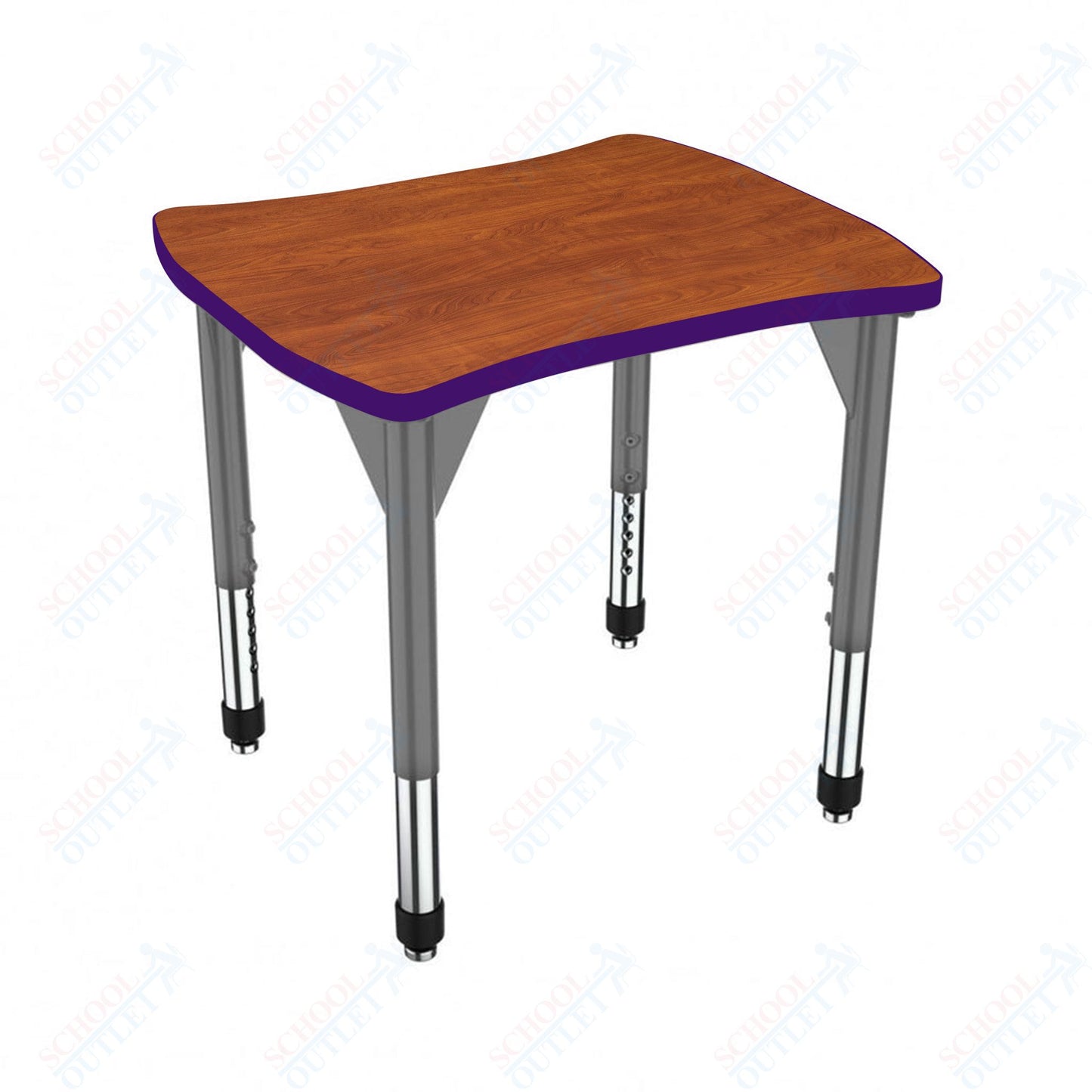 Marco Premier Series Contour Collaborative Desk 24" x 28" Adjustable Height 21"-31" (43-2310-MB)