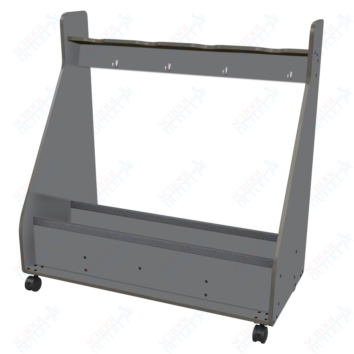Marco Band-Stor Mobile Cello Rack, 4 Units- 51"H x 49.5"W x 24.25"D (BS503-0)