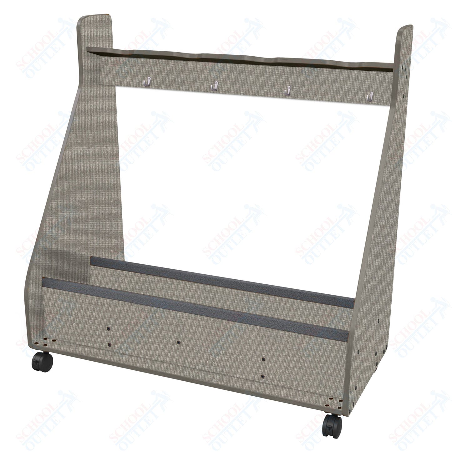 Marco Band-Stor Mobile Cello Rack, 4 Units- 51"H x 49.5"W x 24.25"D (BS503-0)