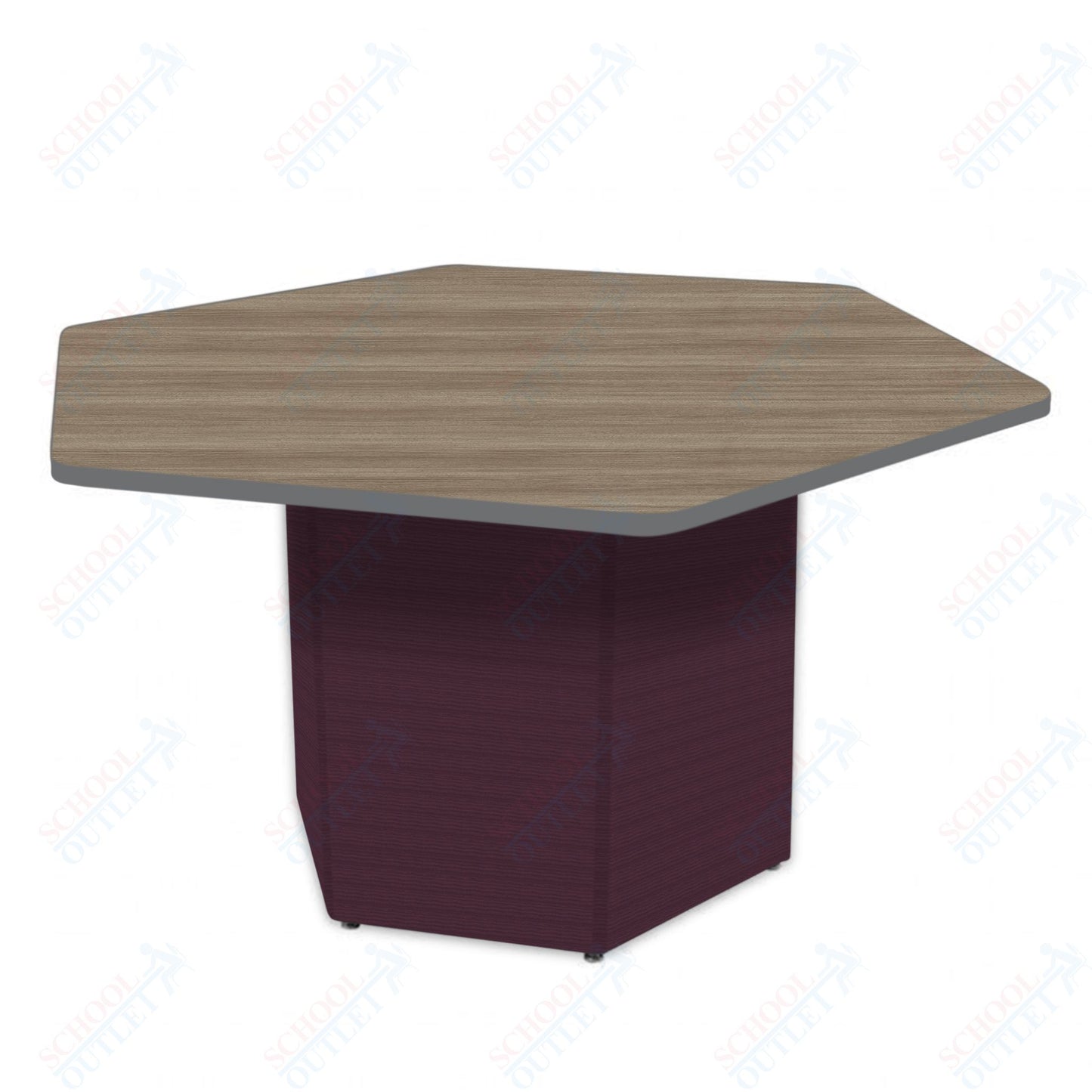 Marco Sonik Series Padded Base Hexagon Table 26" height (LF2653-G1-MA)