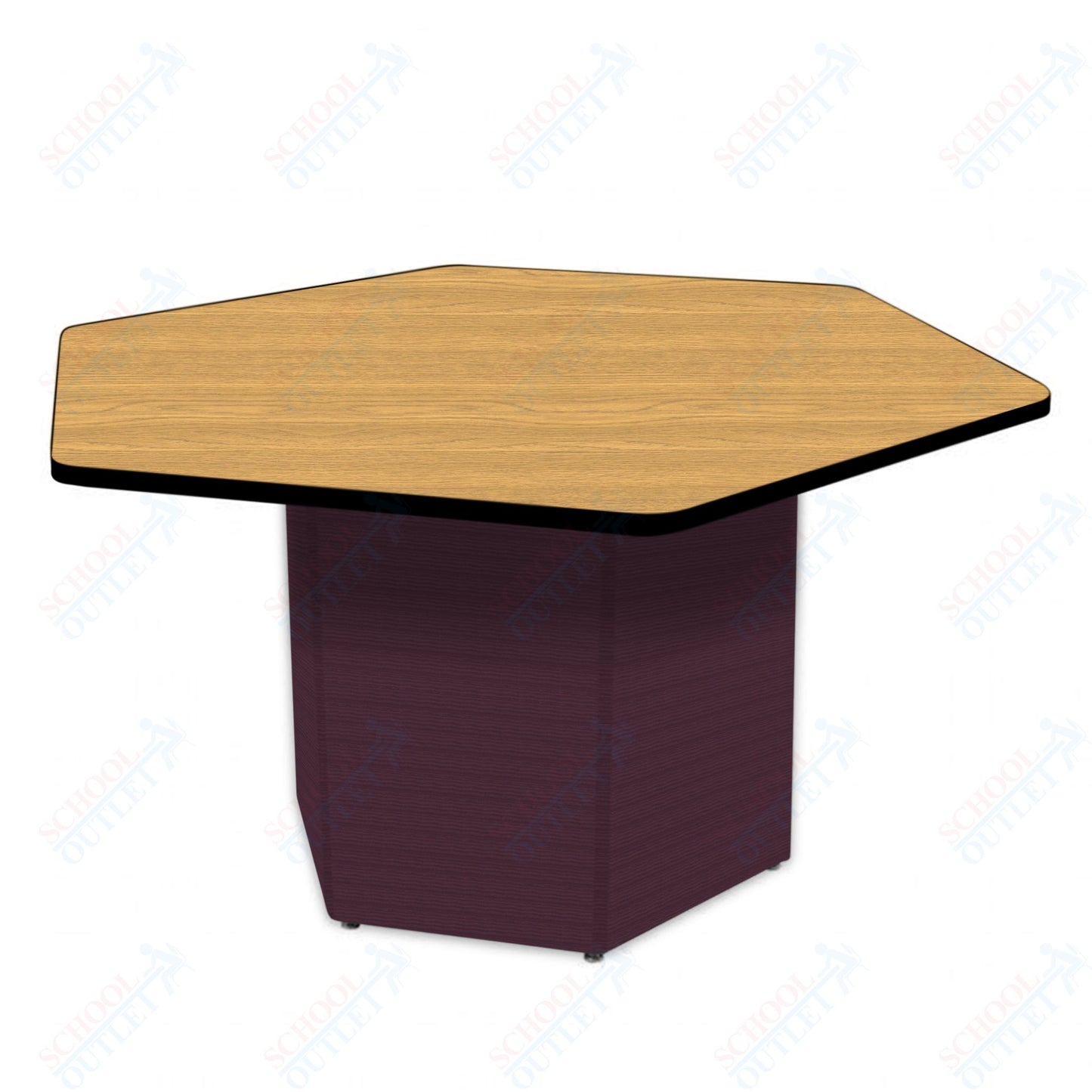 Marco Sonik Series Padded Base Hexagon Table 29" height (LF2653-G1-MB)