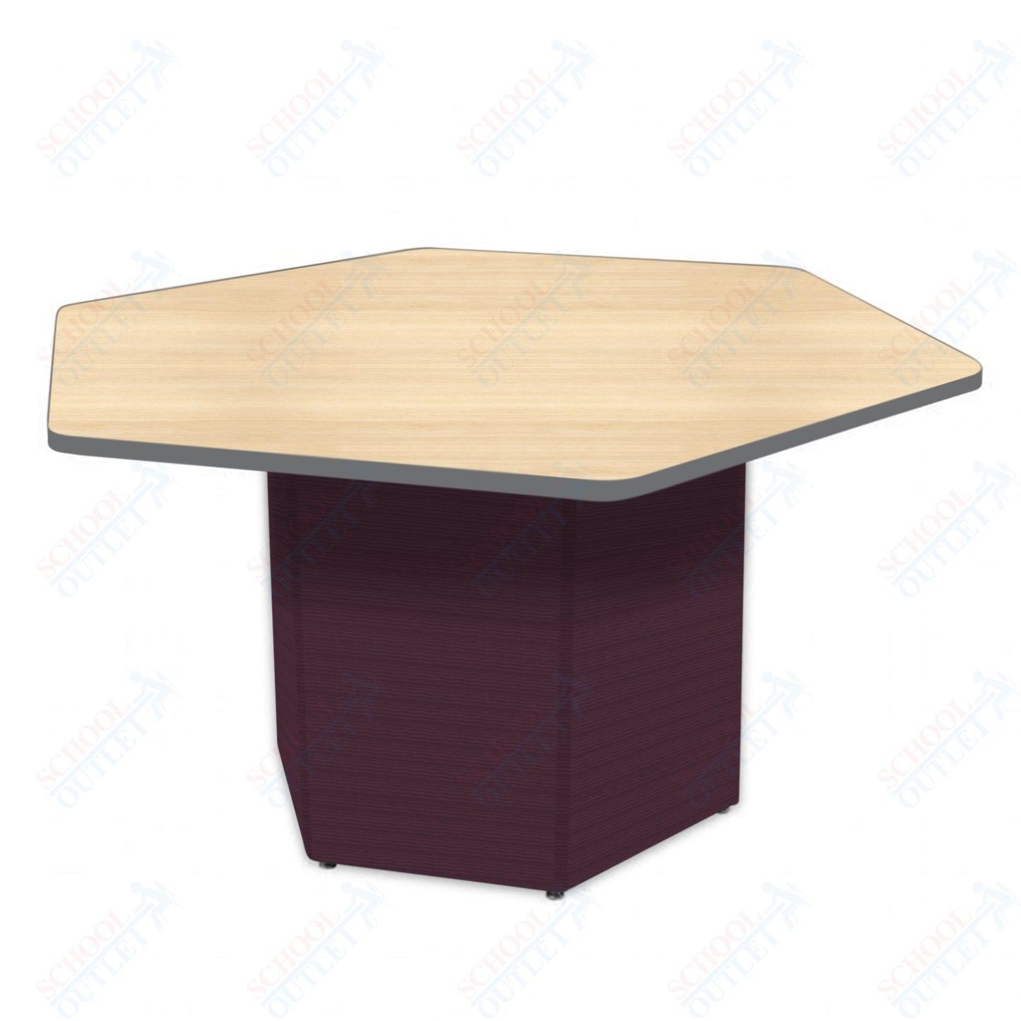 Marco Sonik Series Padded Base Hexagon Table 29" height (LF2653-G1-MB)