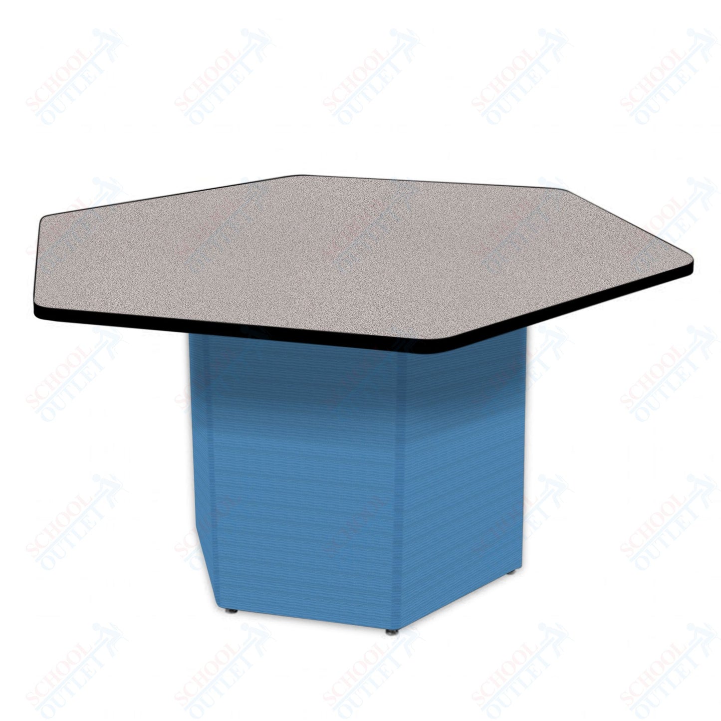 Marco Sonik Series Padded Base Hexagon Table 29" height (LF2653-G1-MB)