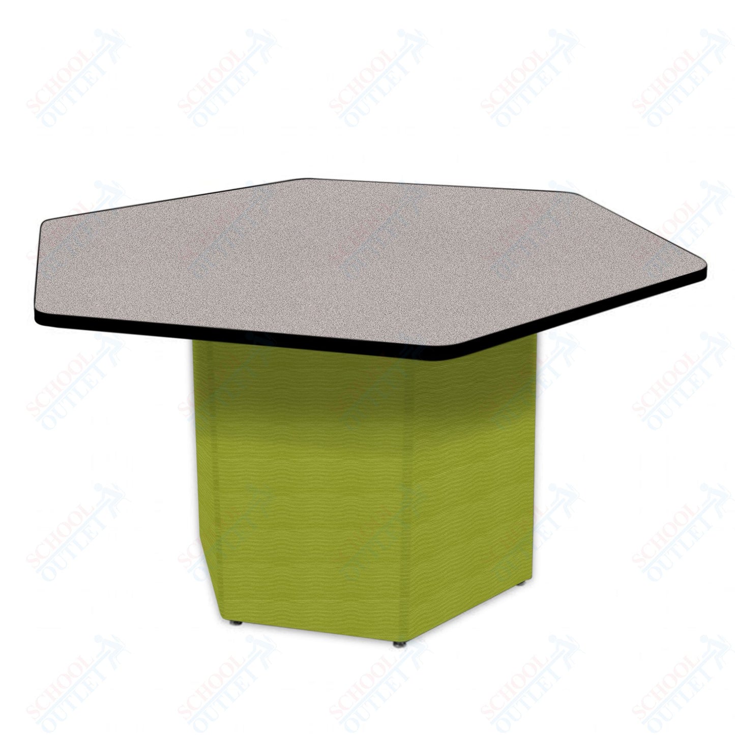 Marco Sonik Series Padded Base Hexagon Table 29" height (LF2653-G1-MB)