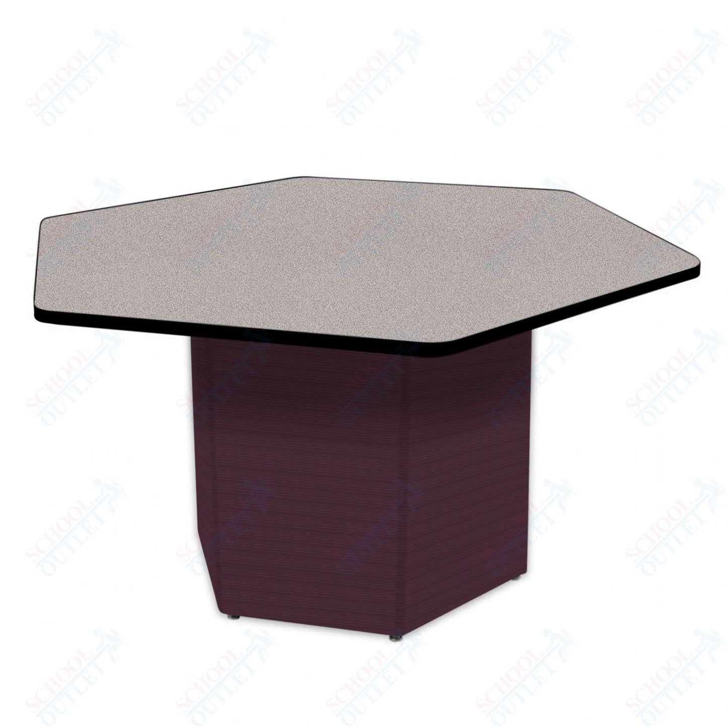 Marco Sonik Series Padded Base Hexagon Table 29" height (LF2653-G1-MB)