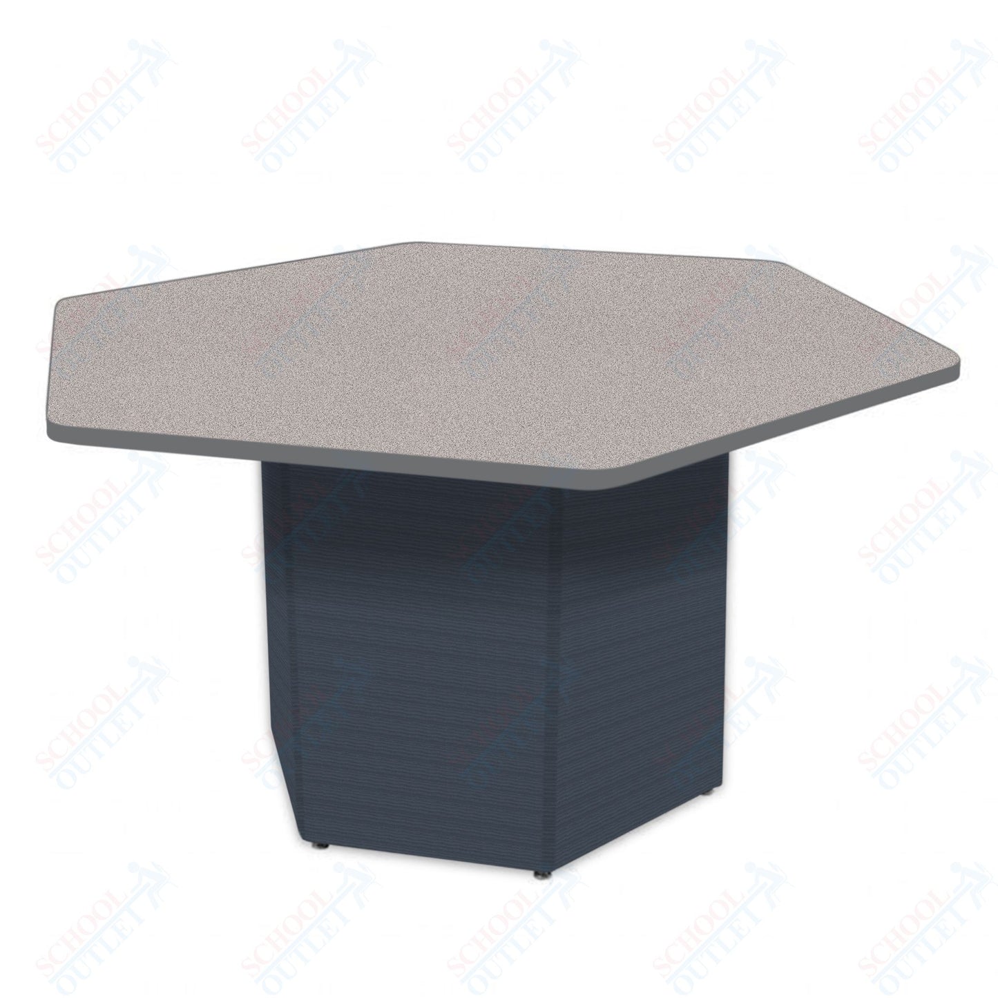 Marco Sonik Series Padded Base Hexagon Table 29" height (LF2653-G1-MB)