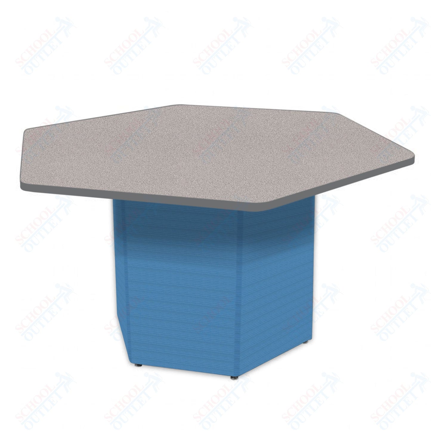 Marco Sonik Series Padded Base Hexagon Table 29" height (LF2653-G1-MB)