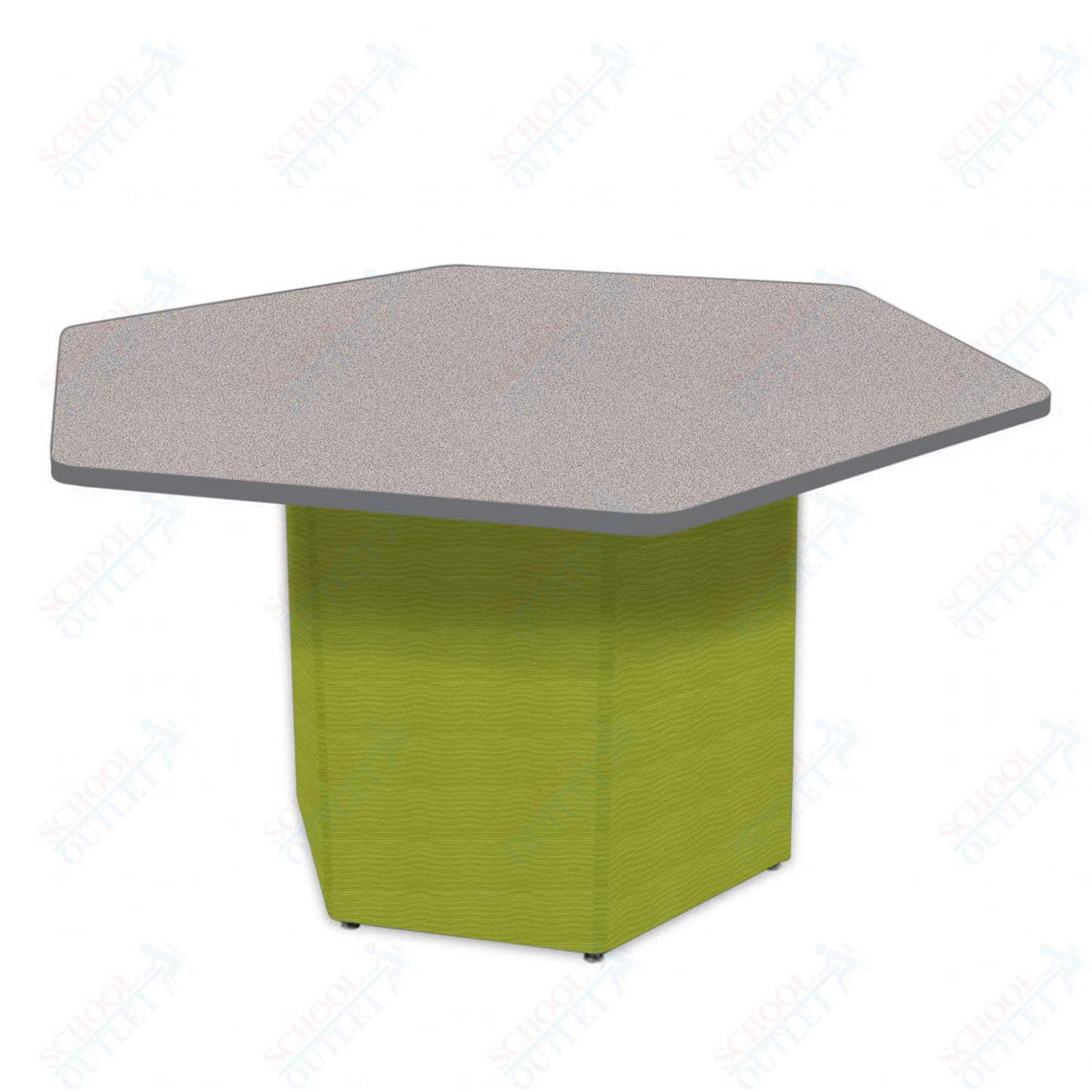 Marco Sonik Series Padded Base Hexagon Table 29" height (LF2653-G1-MB)