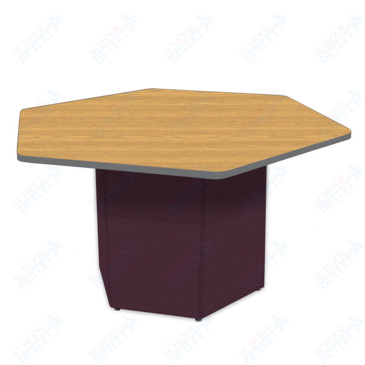 Marco Sonik Series Padded Base Hexagon Table 29" height (LF2653-G1-MB)