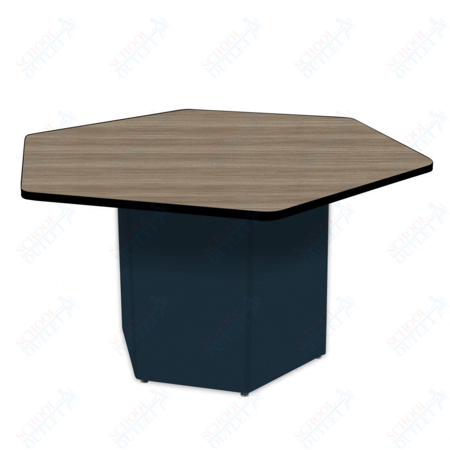 Marco Sonik Series Padded Base Hexagon Table 29" height (LF2653-G1-MB)