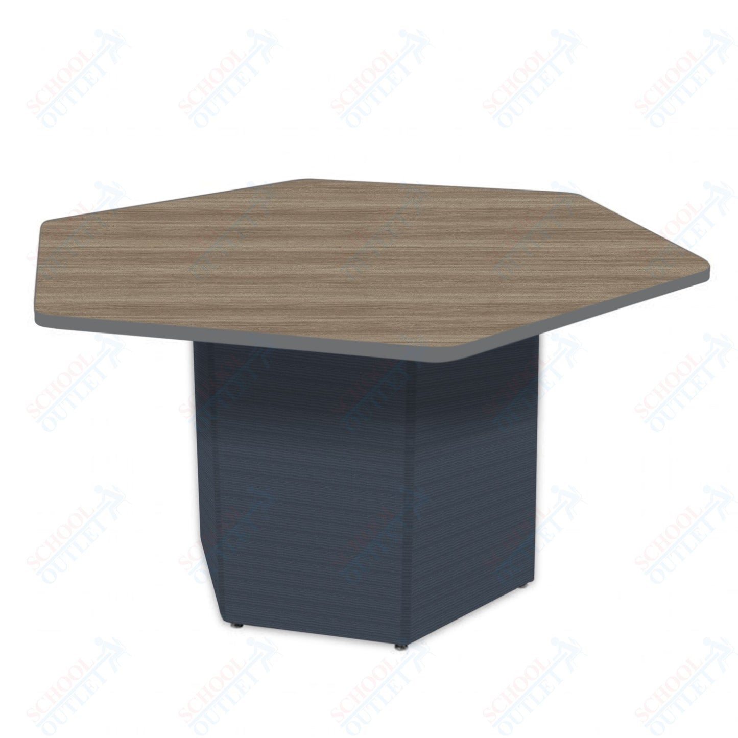 Marco Sonik Series Padded Base Hexagon Table 29" height (LF2653-G1-MB)
