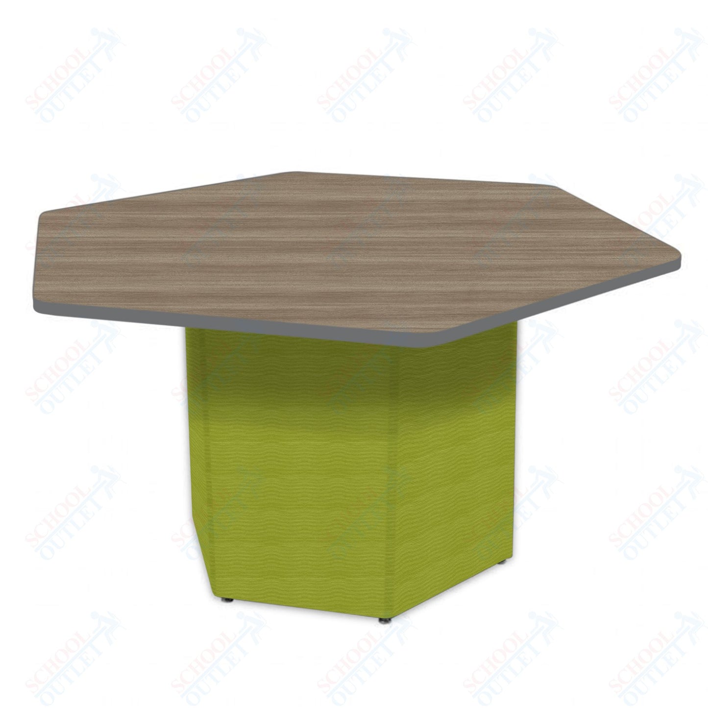 Marco Sonik Series Padded Base Hexagon Table 29" height (LF2653-G1-MB)