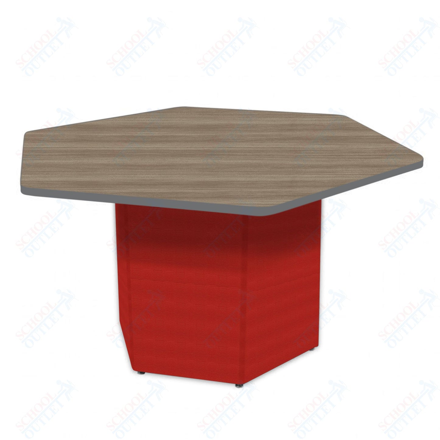 Marco Sonik Series Padded Base Hexagon Table 29" height (LF2653-G1-MB)