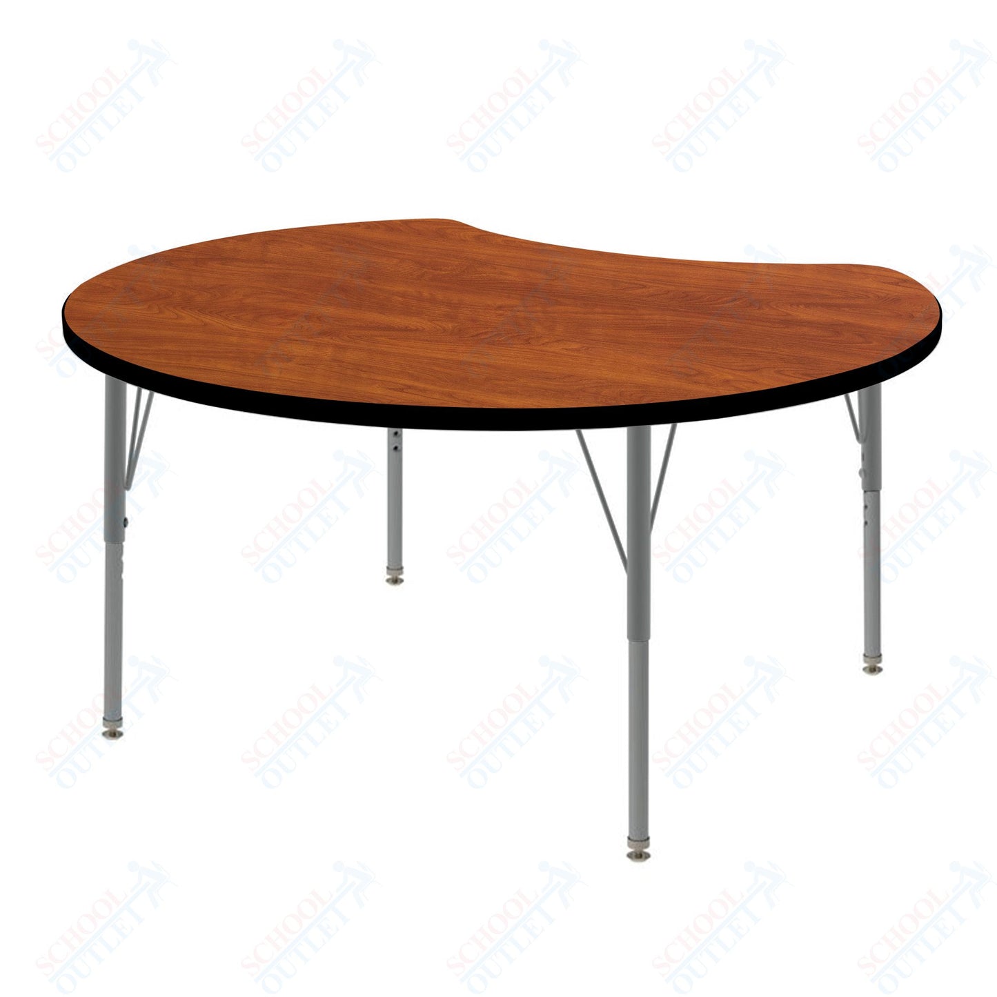 Marco MG2200 Series 48" Scoop Preschool Table Adjustable Height 16"-24" (MG2296-MA)