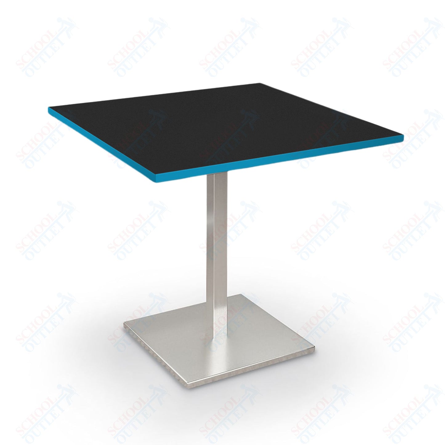 Height Adjustable Height Bistro Table (Square) - 32"W x 32"D x 30"-38"H - 91189