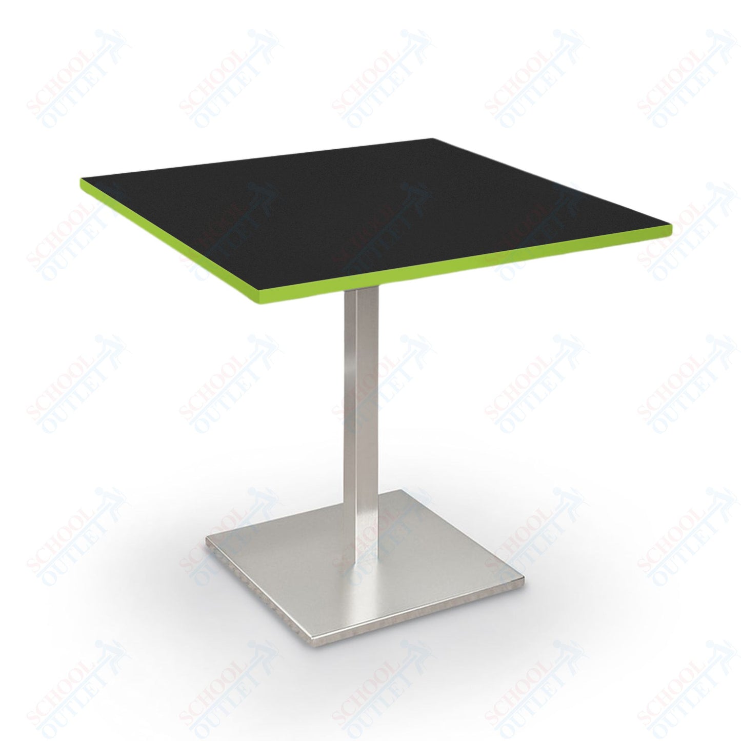 Height Adjustable Height Bistro Table (Square) - 32"W x 32"D x 30"-38"H - 91189