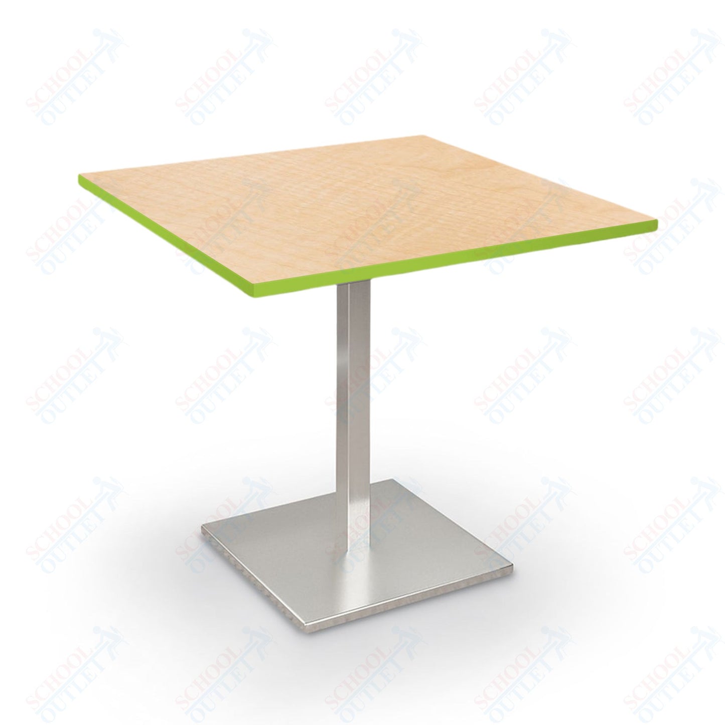 Height Adjustable Height Bistro Table (Square) - 32"W x 32"D x 30"-38"H - 91189