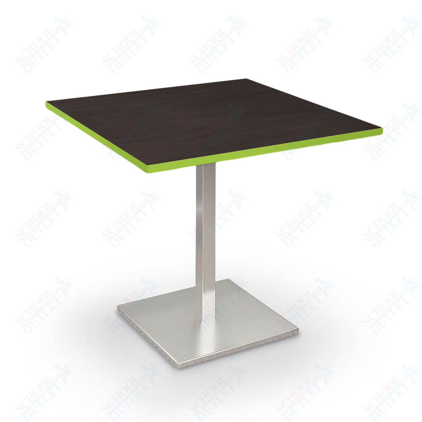 Height Adjustable Height Bistro Table (Square) - 32"W x 32"D x 30"-38"H - 91189
