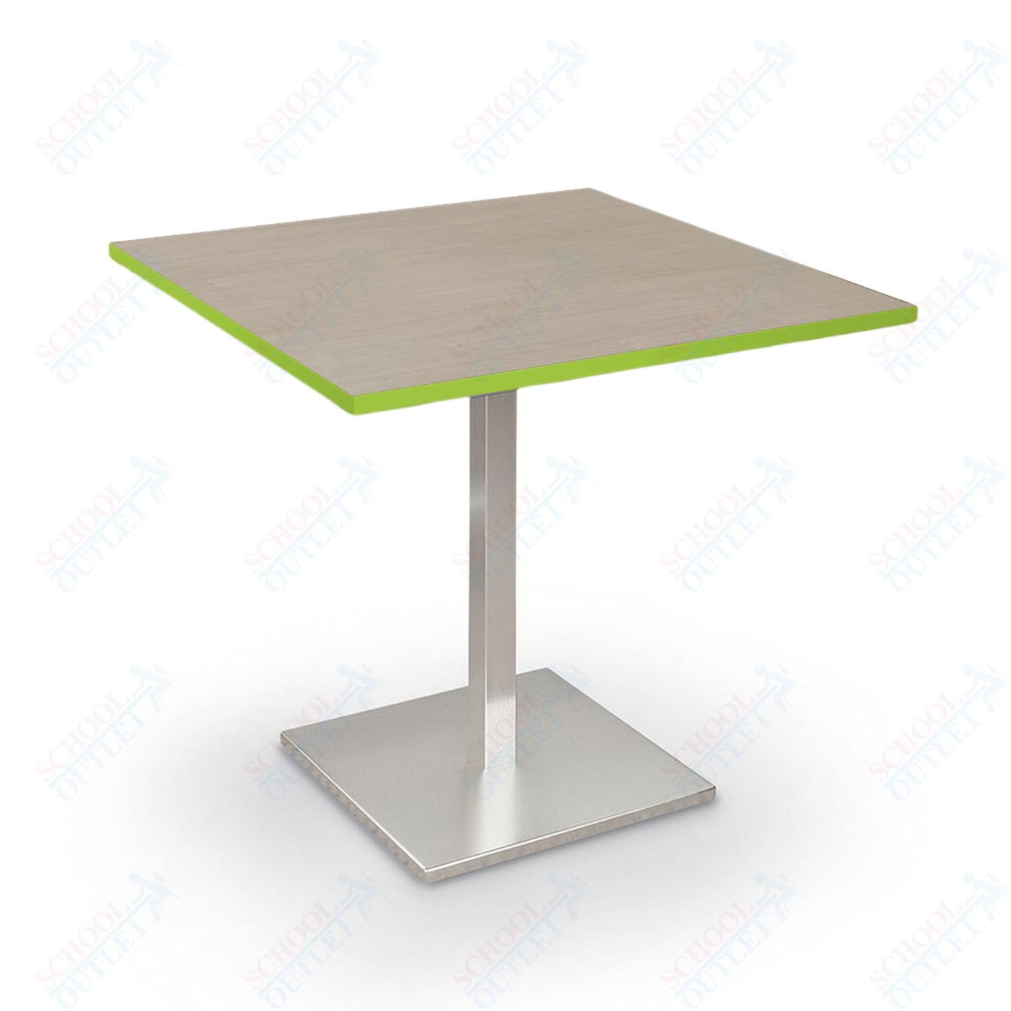 Height Adjustable Height Bistro Table (Square) - 32"W x 32"D x 30"-38"H - 91189