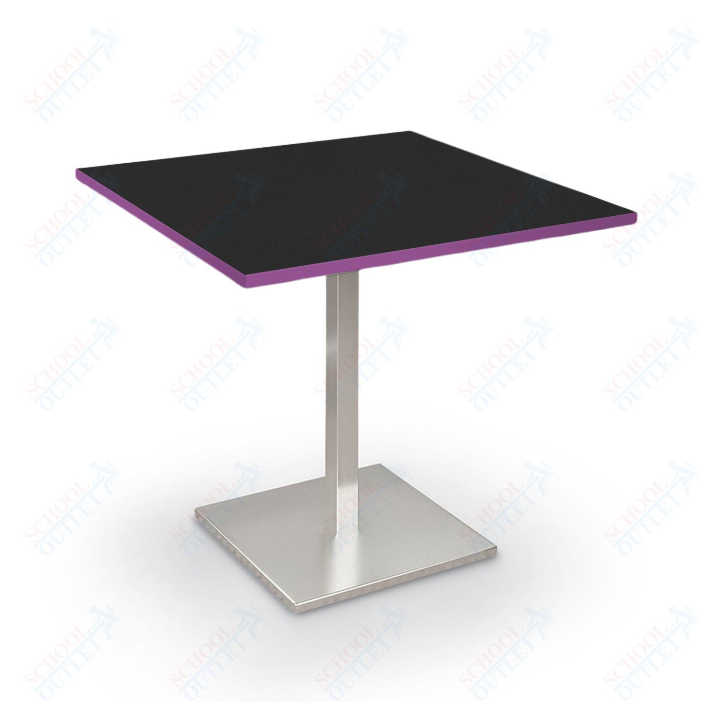 Height Adjustable Height Bistro Table (Square) - 32"W x 32"D x 30"-38"H - 91189