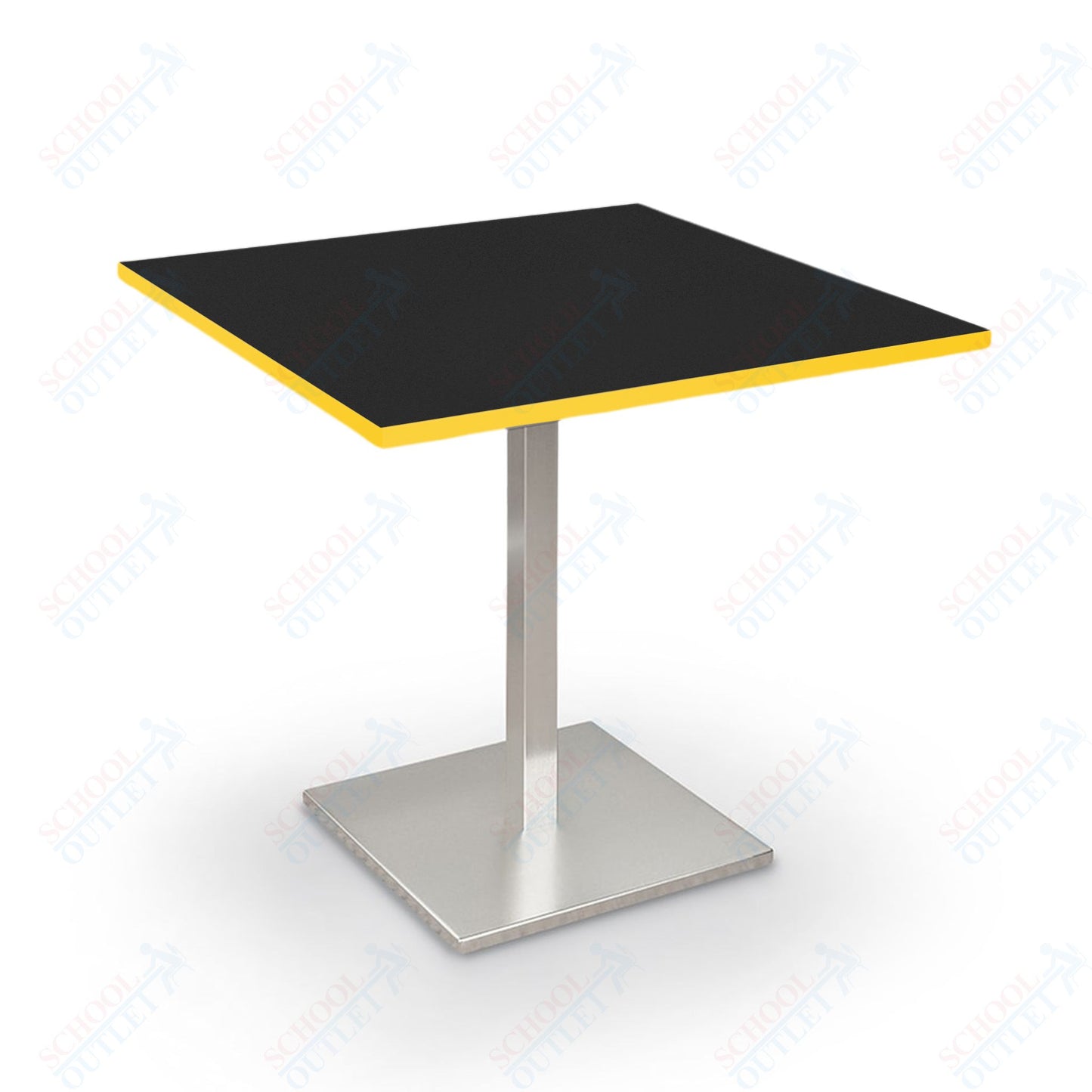 Height Adjustable Height Bistro Table (Square) - 32"W x 32"D x 30"-38"H - 91189