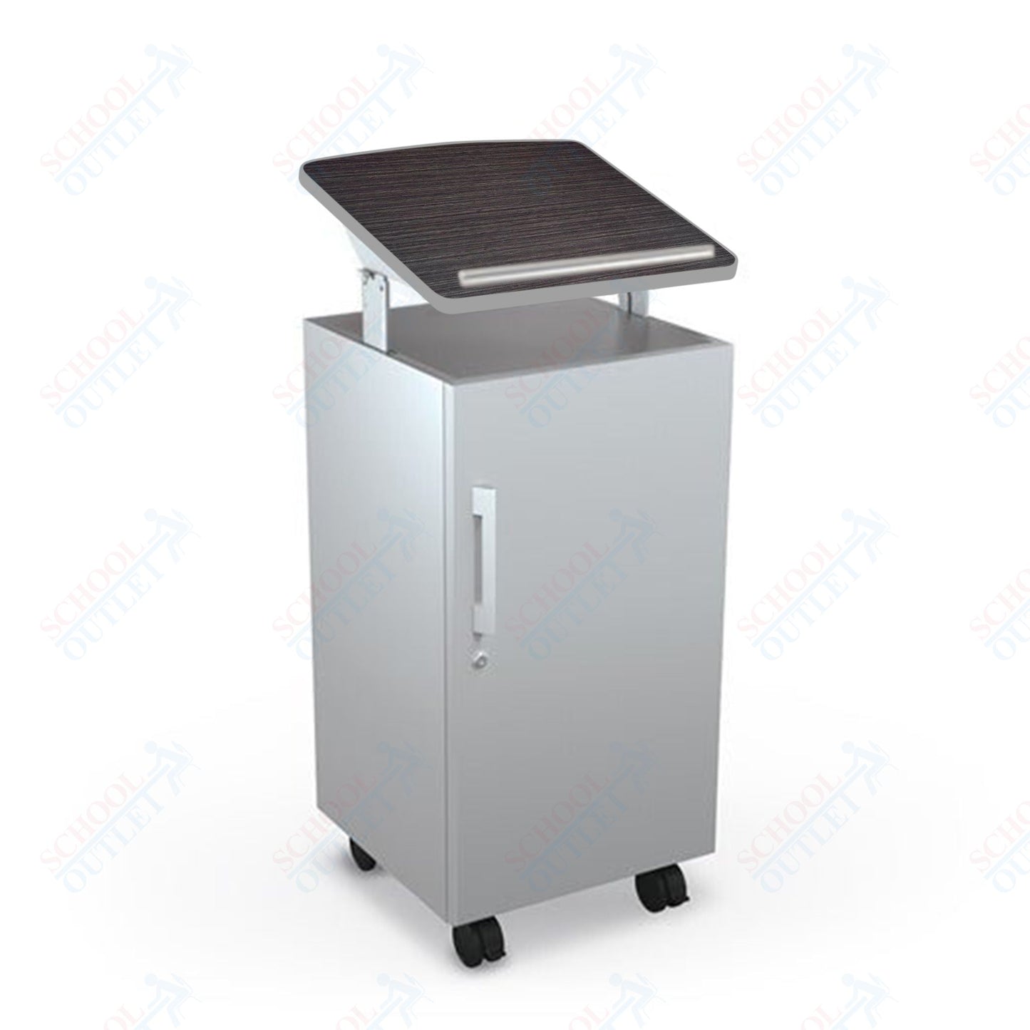 Mooreco Avid Podium - 43" - 49"H x 19.8"W x 20.8"D (Mooreco 91198) - SchoolOutlet