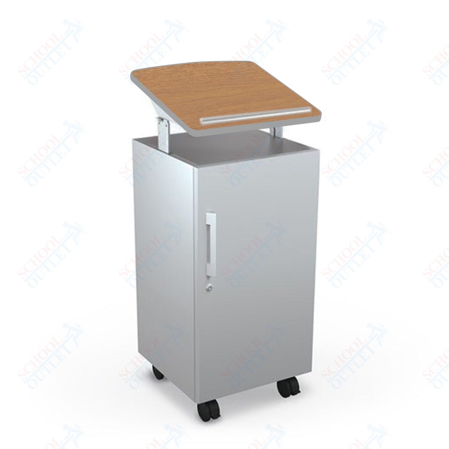 Mooreco Avid Podium - 43" - 49"H x 19.8"W x 20.8"D (Mooreco 91198) - SchoolOutlet