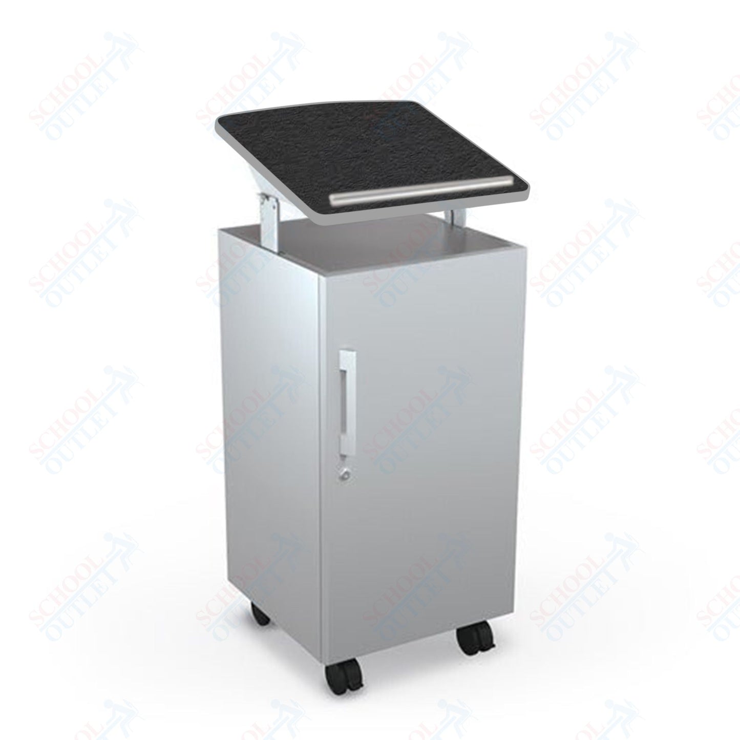Mooreco Avid Podium - 43" - 49"H x 19.8"W x 20.8"D (Mooreco 91198) - SchoolOutlet