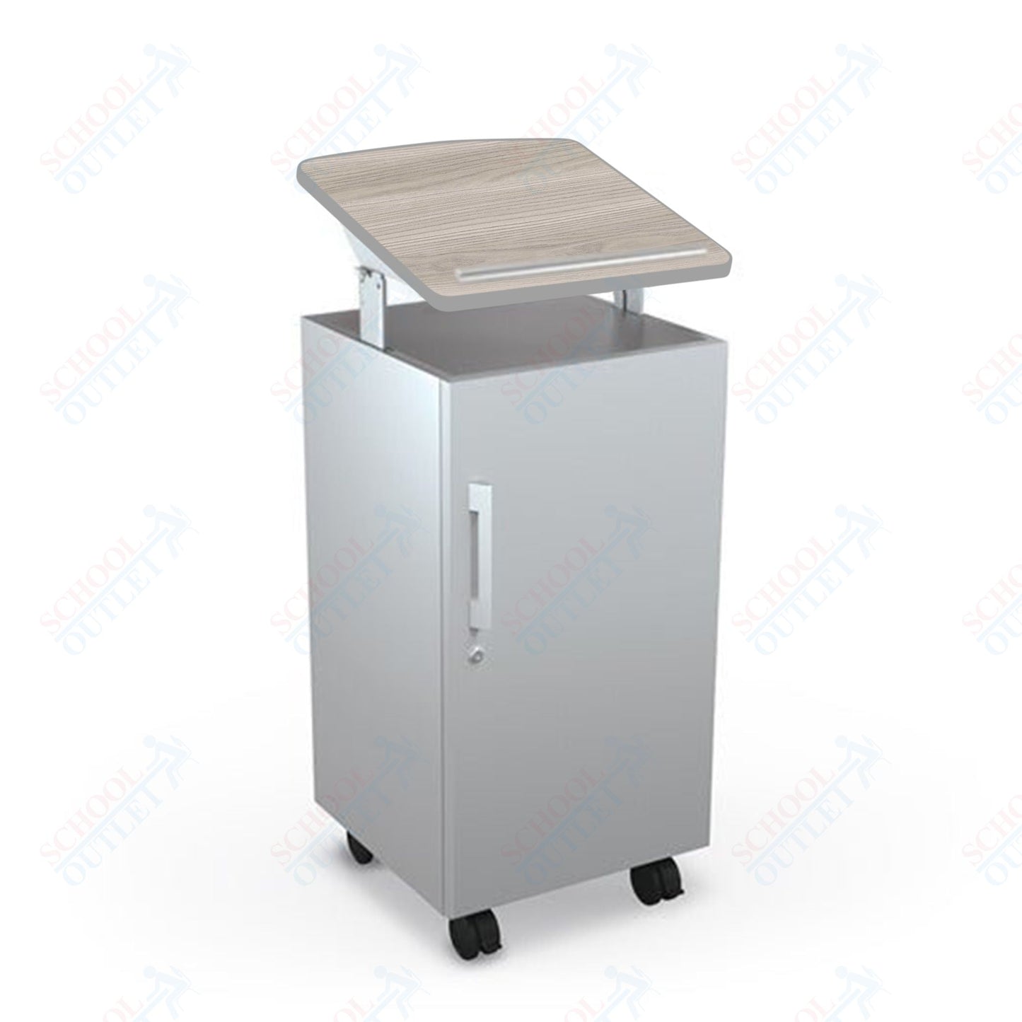 Mooreco Avid Podium - 43" - 49"H x 19.8"W x 20.8"D (Mooreco 91198) - SchoolOutlet