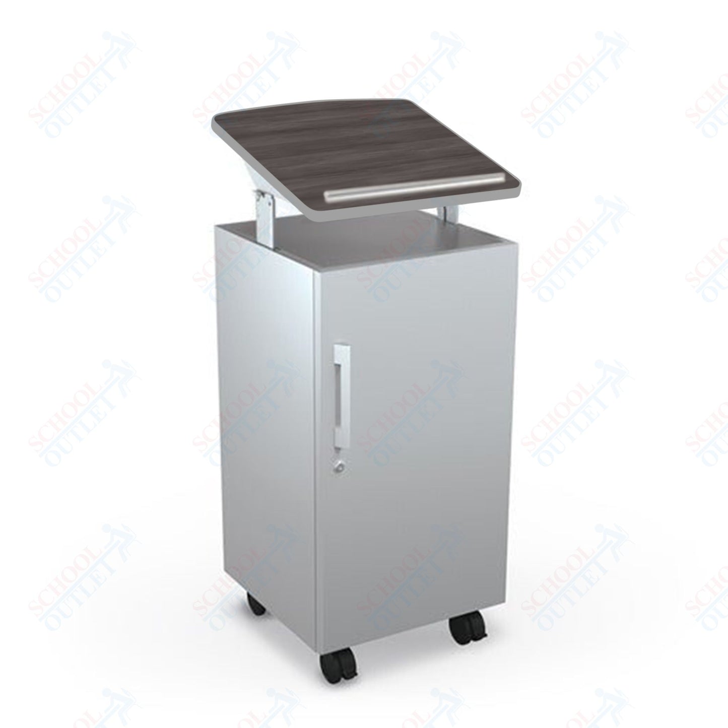 Mooreco Avid Podium - 43" - 49"H x 19.8"W x 20.8"D (Mooreco 91198) - SchoolOutlet