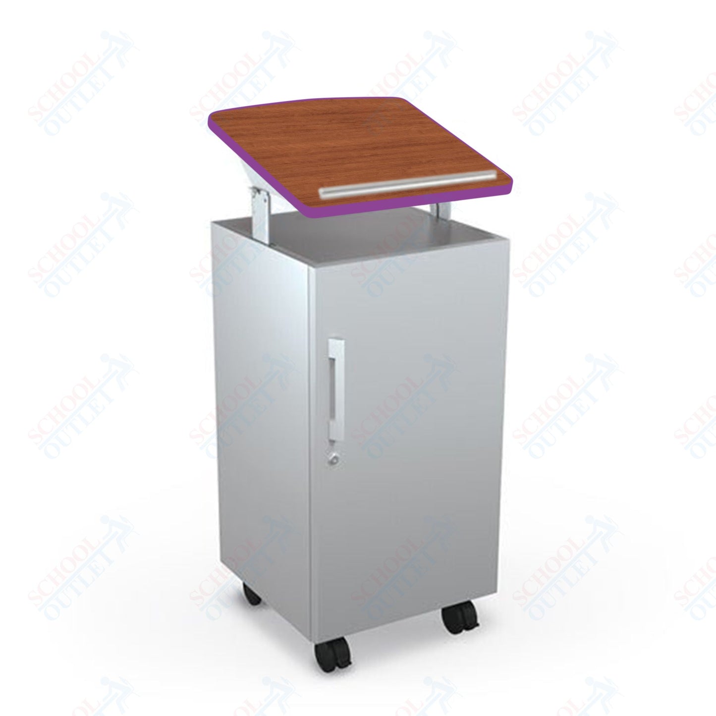 Mooreco Avid Podium - 43" - 49"H x 19.8"W x 20.8"D (Mooreco 91198) - SchoolOutlet