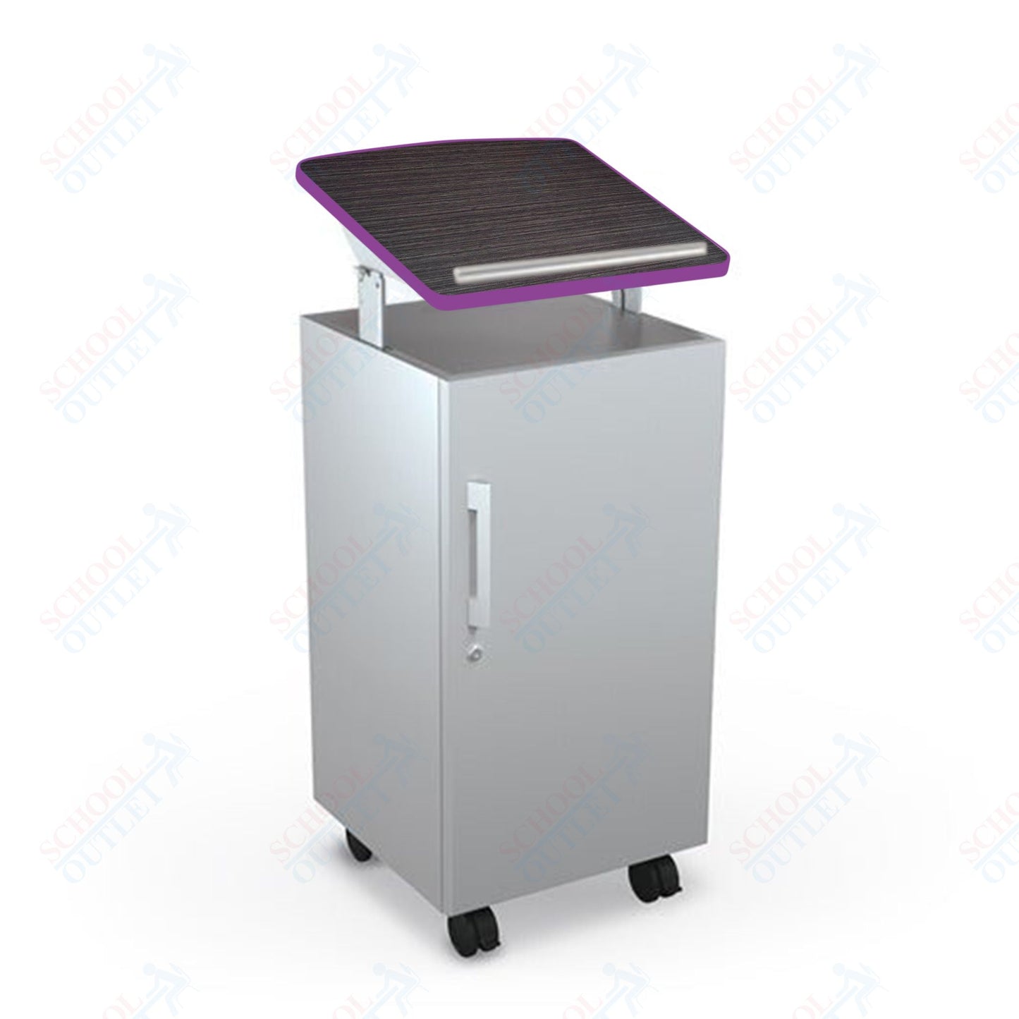 Mooreco Avid Podium - 43" - 49"H x 19.8"W x 20.8"D (Mooreco 91198) - SchoolOutlet
