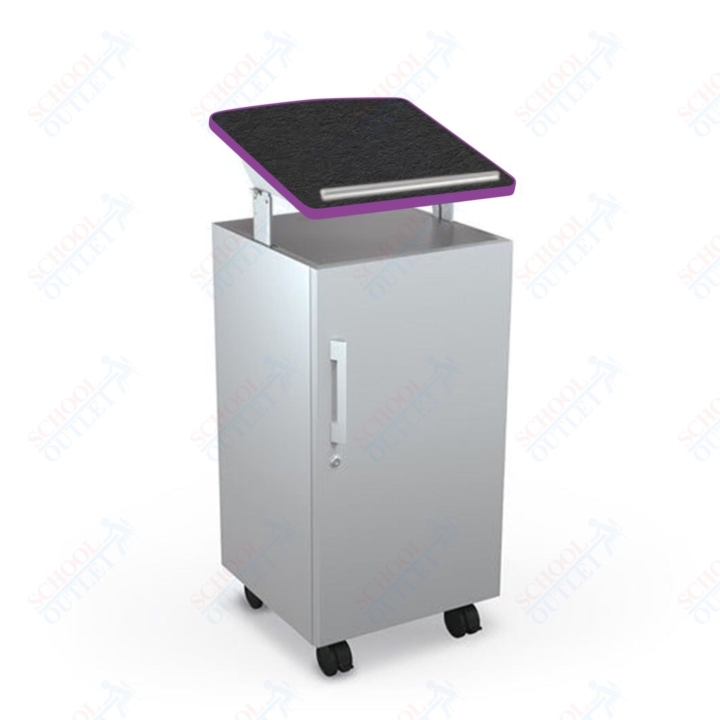 Mooreco Avid Podium - 43" - 49"H x 19.8"W x 20.8"D (Mooreco 91198) - SchoolOutlet