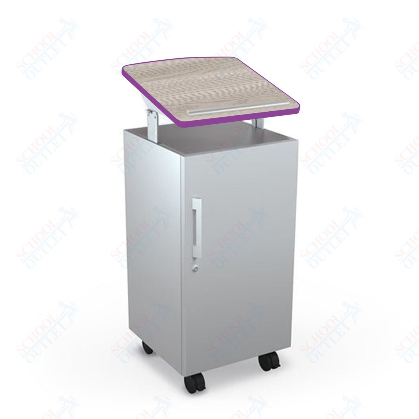 Mooreco Avid Podium - 43" - 49"H x 19.8"W x 20.8"D (Mooreco 91198) - SchoolOutlet