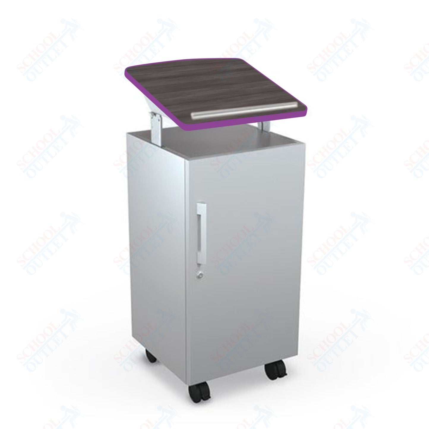 Mooreco Avid Podium - 43" - 49"H x 19.8"W x 20.8"D (Mooreco 91198) - SchoolOutlet