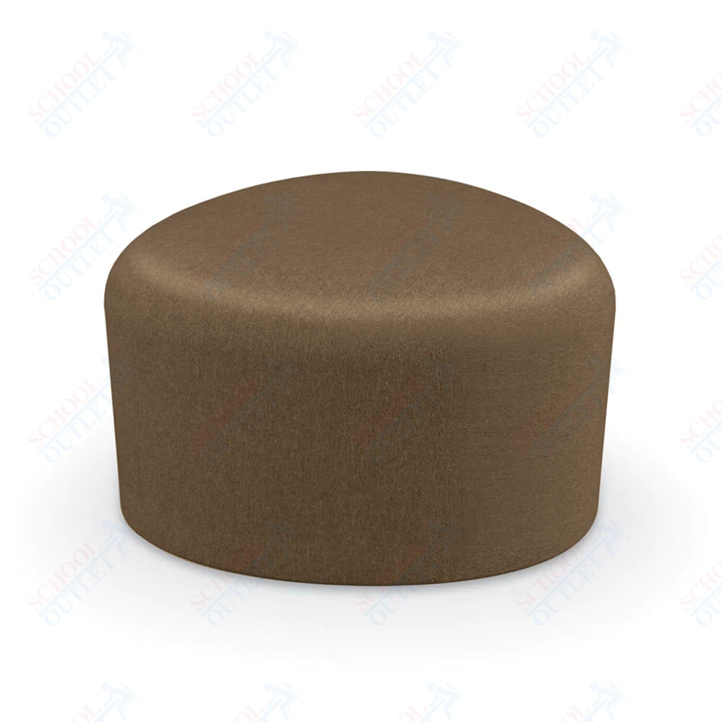 Mooreco Akt Soft Seating Lounge Small Ottoman - Grade 02 Fabric and Powder Coated Sled Legs