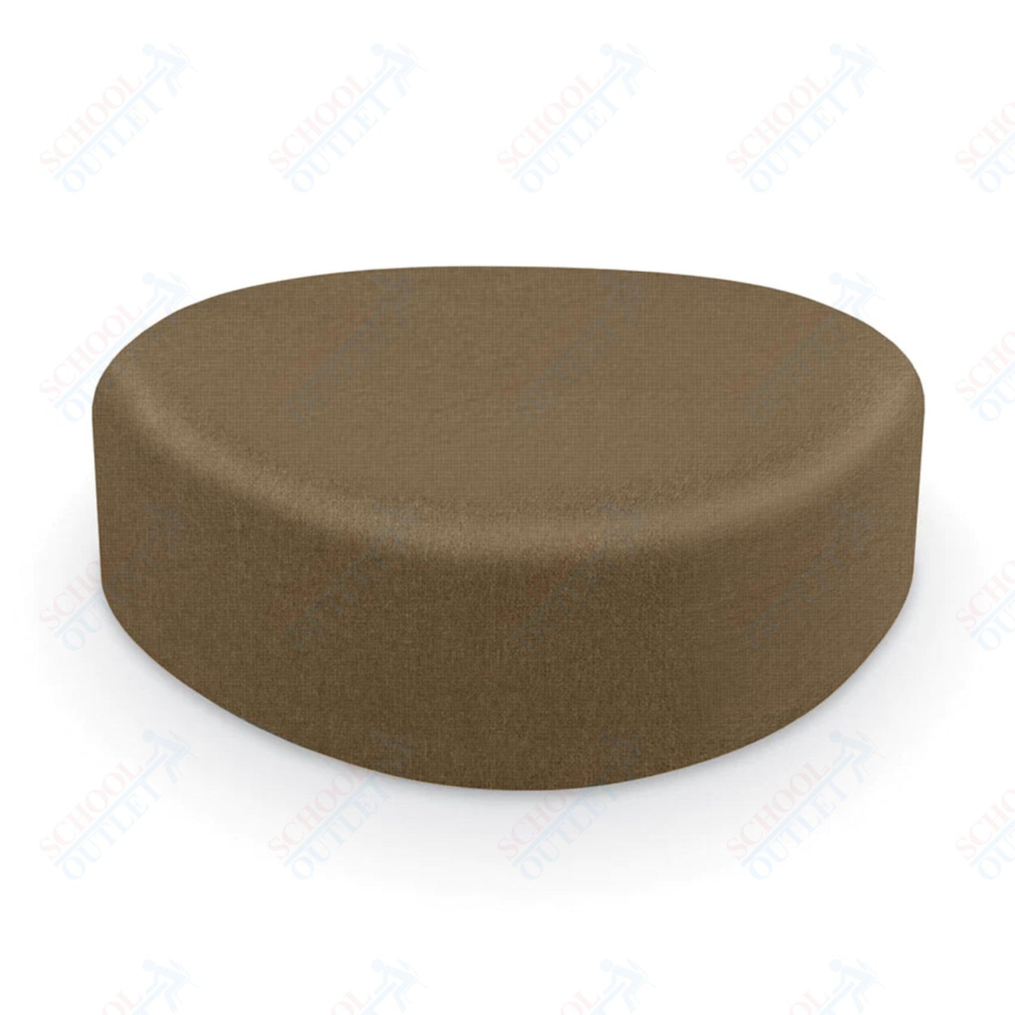 Mooreco Akt Soft Seating Lounge Large Ottoman - Grade 02 Fabric and Powder Coated Sled Legs