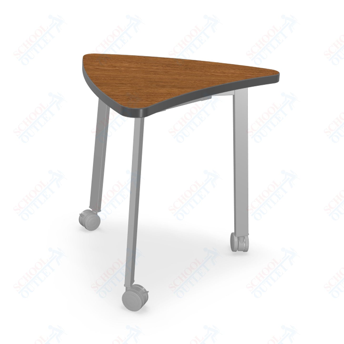 Mooreco Akt Table – Chevron, Laminate Top, 29" Height
