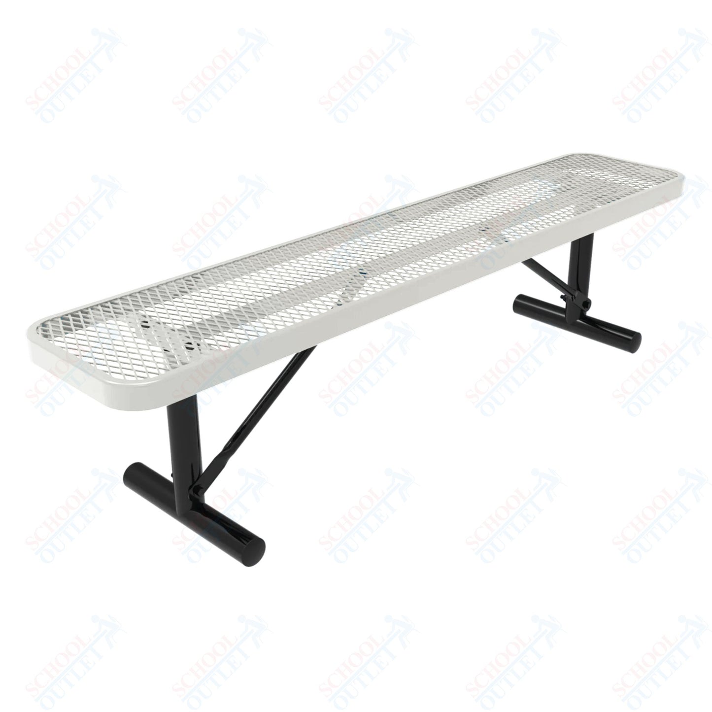 MyTcoat - Player's Outdoor Portable Bench without Back 8' L (MYT-BPY08-33)