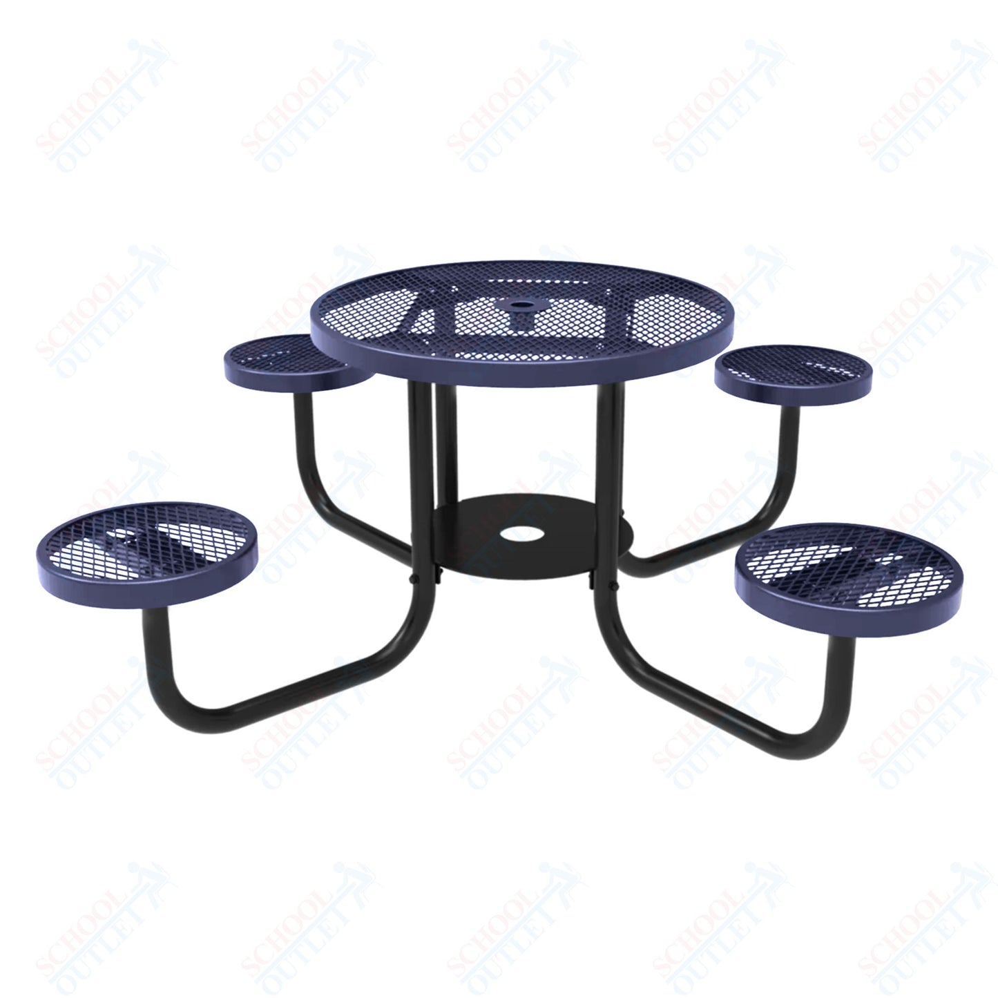 MyTcoat 36" Round Portable Patio Picnic Table - 30"H (MYT-TRD36-65)