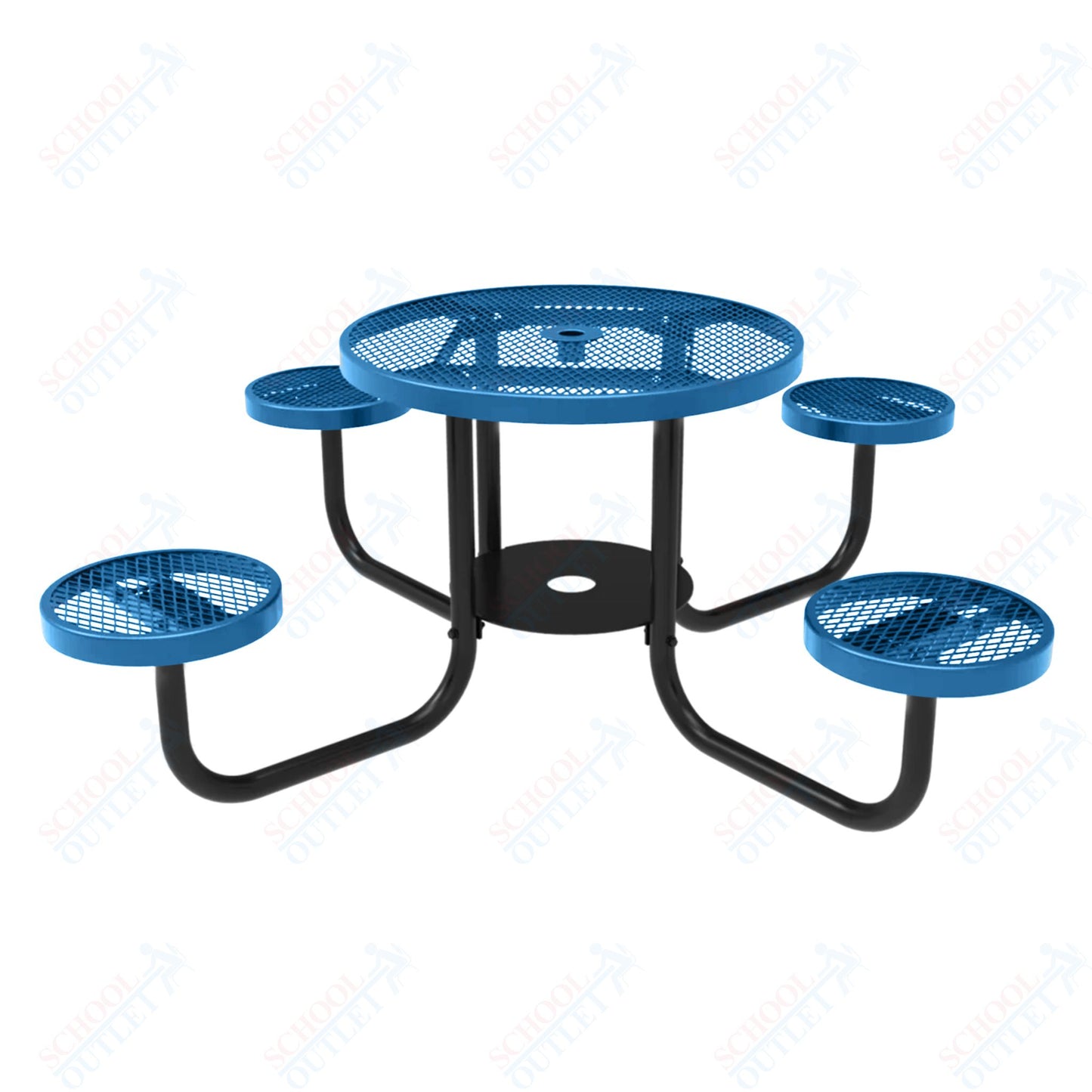 MyTcoat 36" Round Portable Patio Picnic Table - 30"H (MYT-TRD36-65)