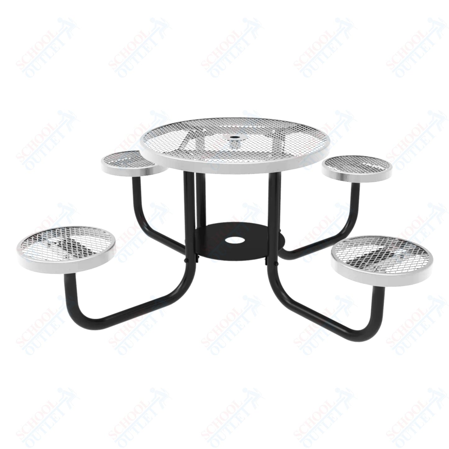 MyTcoat 36" Round Portable Patio Picnic Table - 30"H (MYT-TRD36-65)