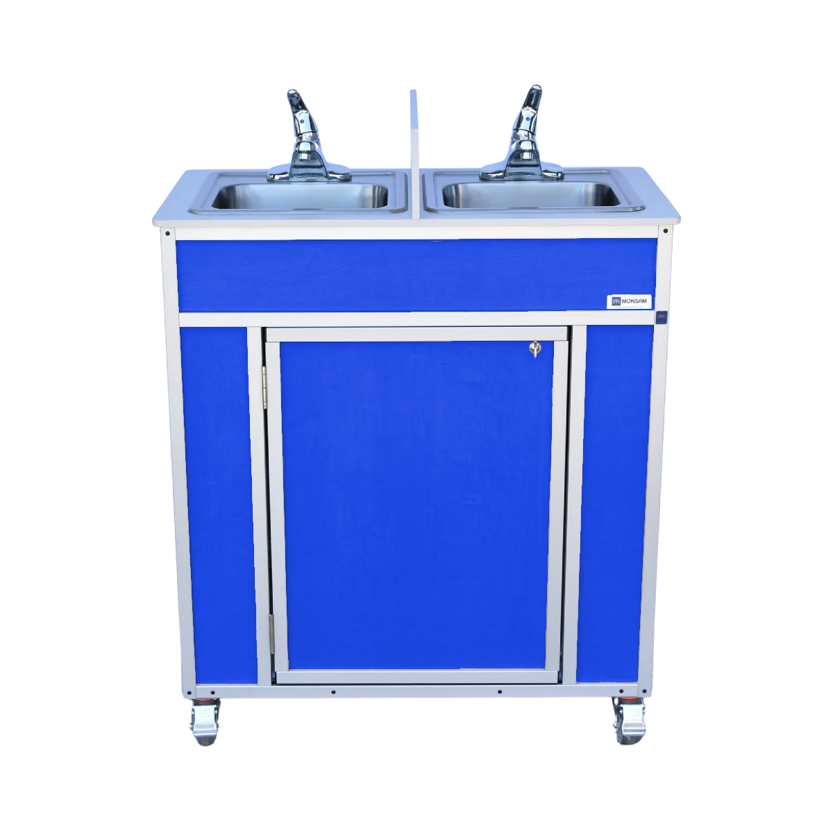 NSF Certified Double 6" Deep Basin Utensil Washing Self-Contained Sink (NS-009D)