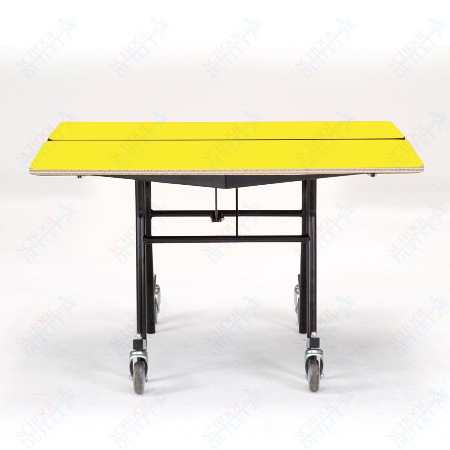 NPS Mobile Cafeteria Square Table Shape Unit - 48" W x 48" L (National Public Seating NPS - MT48Q) - SchoolOutlet