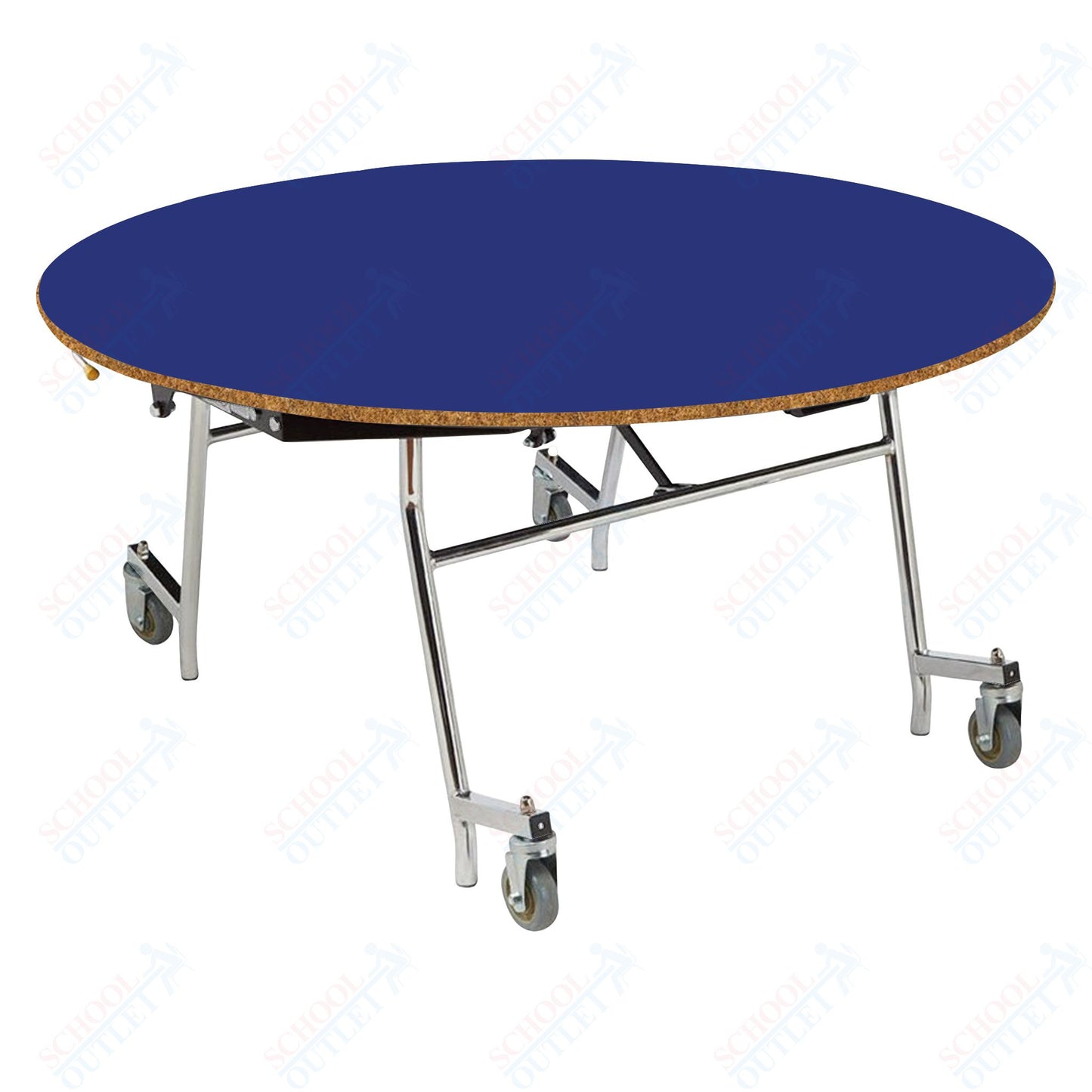 NPS EasyFold 60" Round Table (National Public Seating NPS-MTSSF-60R)