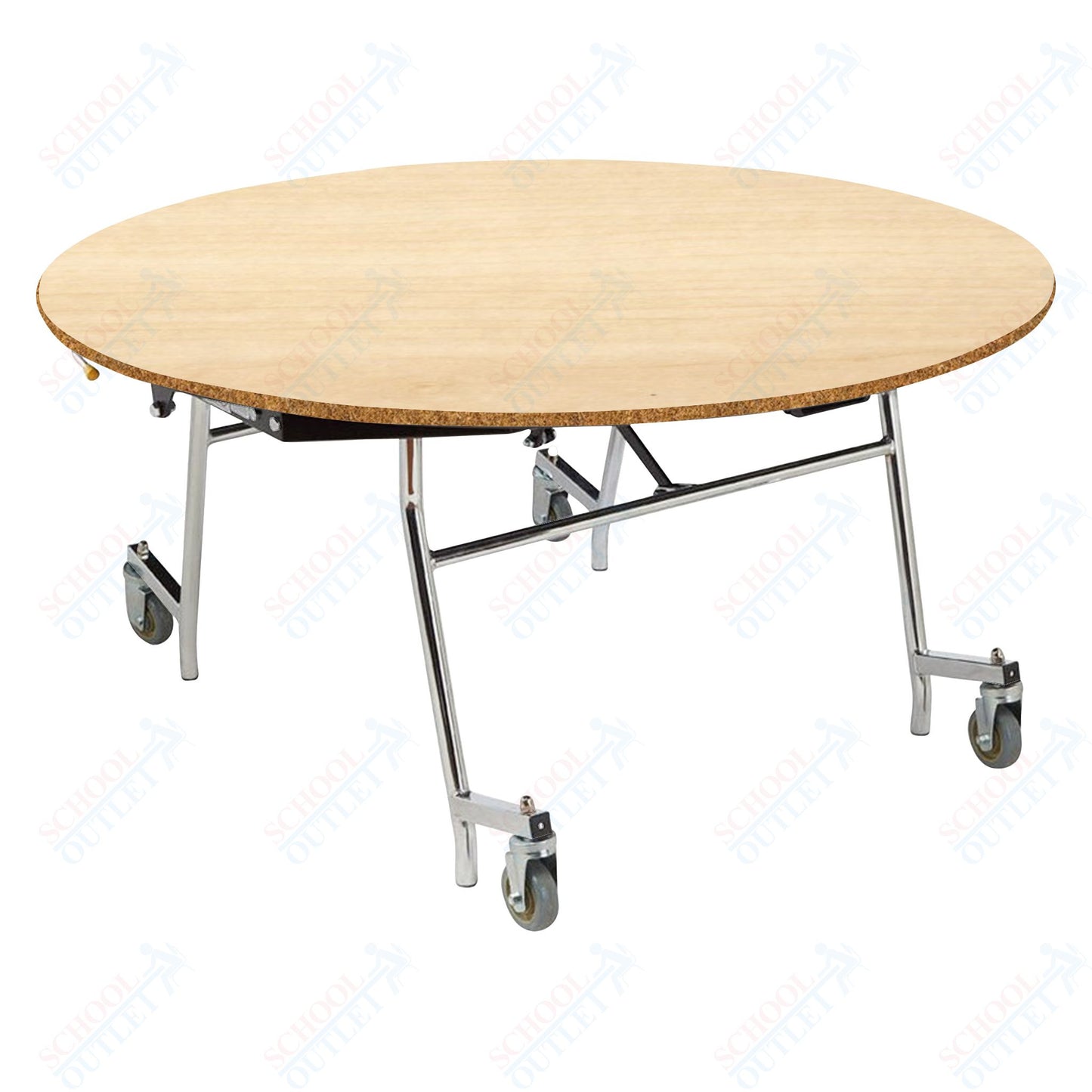 NPS EasyFold 60" Round Table (National Public Seating NPS-MTSSF-60R)