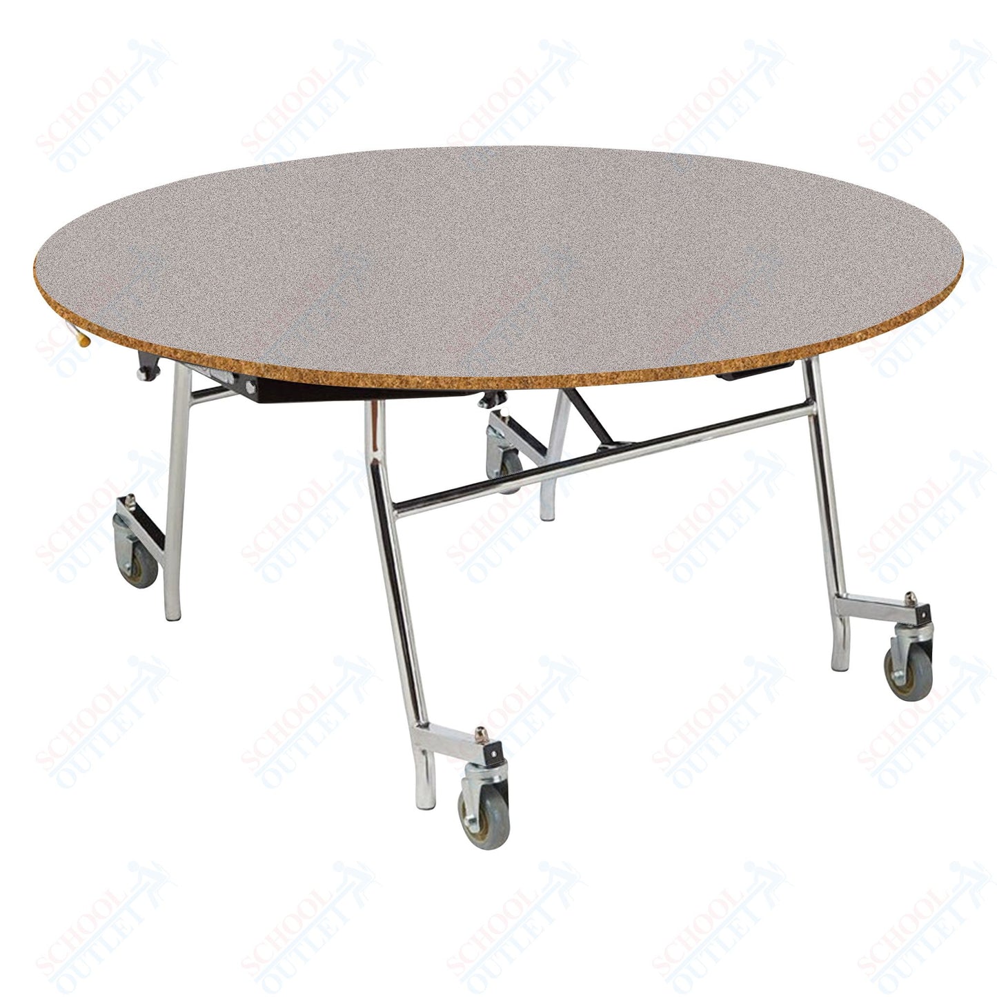 NPS EasyFold 60" Round Table (National Public Seating NPS-MTSSF-60R)