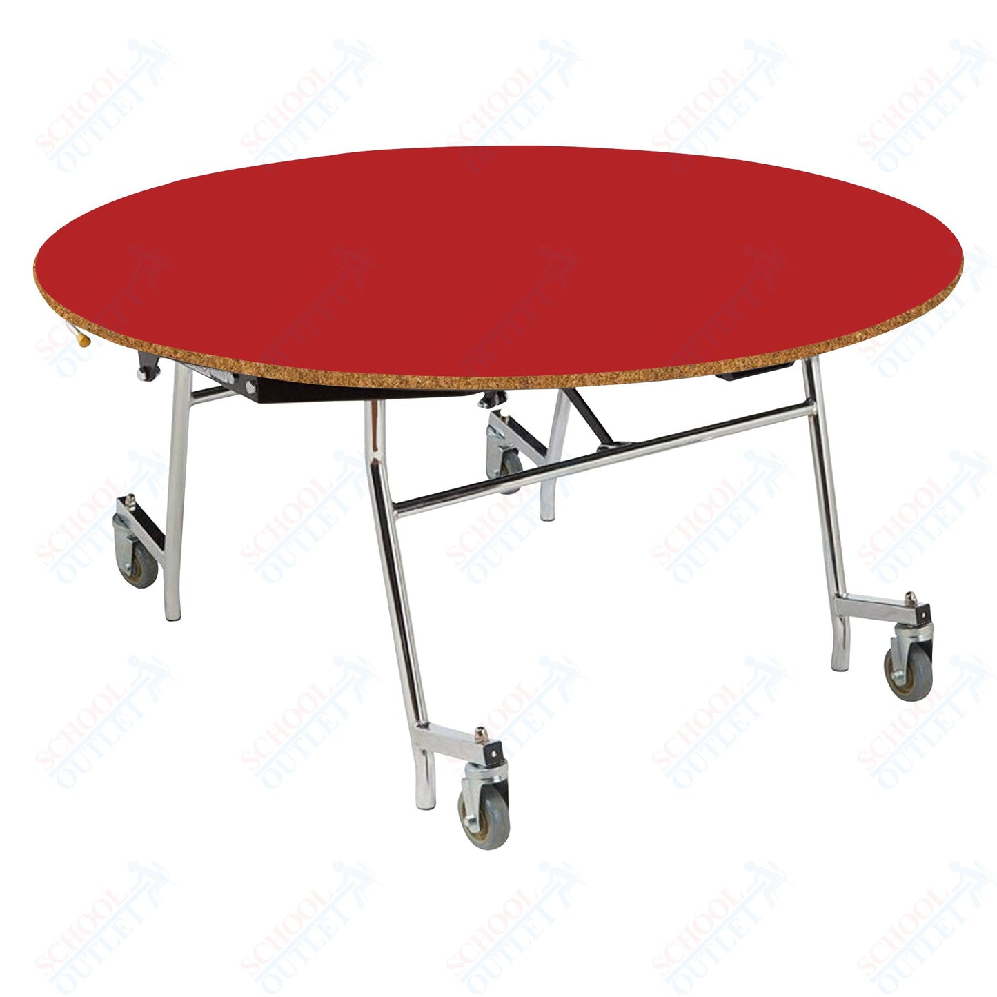 NPS EasyFold 60" Round Table (National Public Seating NPS-MTSSF-60R)