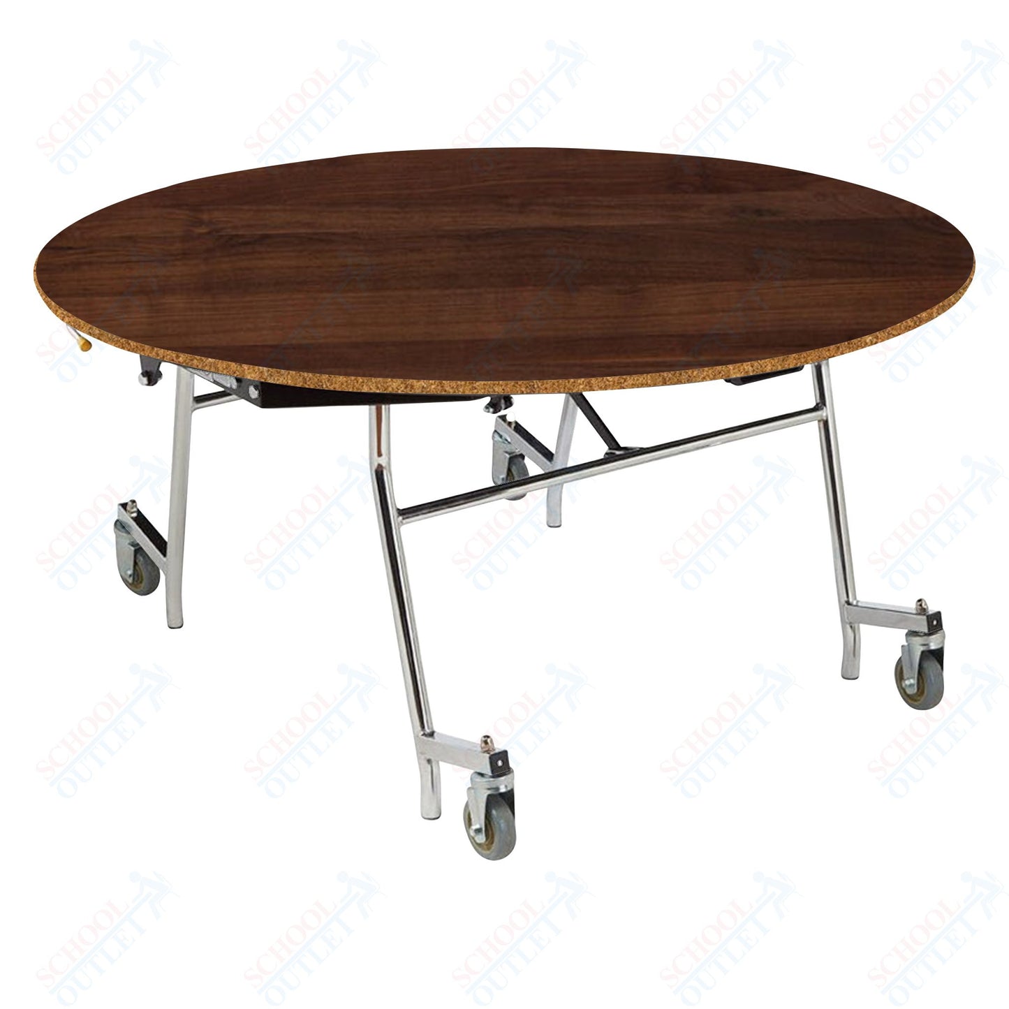 NPS EasyFold 60" Round Table (National Public Seating NPS-MTSSF-60R)